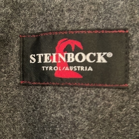 Steinbock 🔥SALE🔥Tyrol/Austria black and grey Cashmere and Virgen  Wool coat - Picture 11 of 14